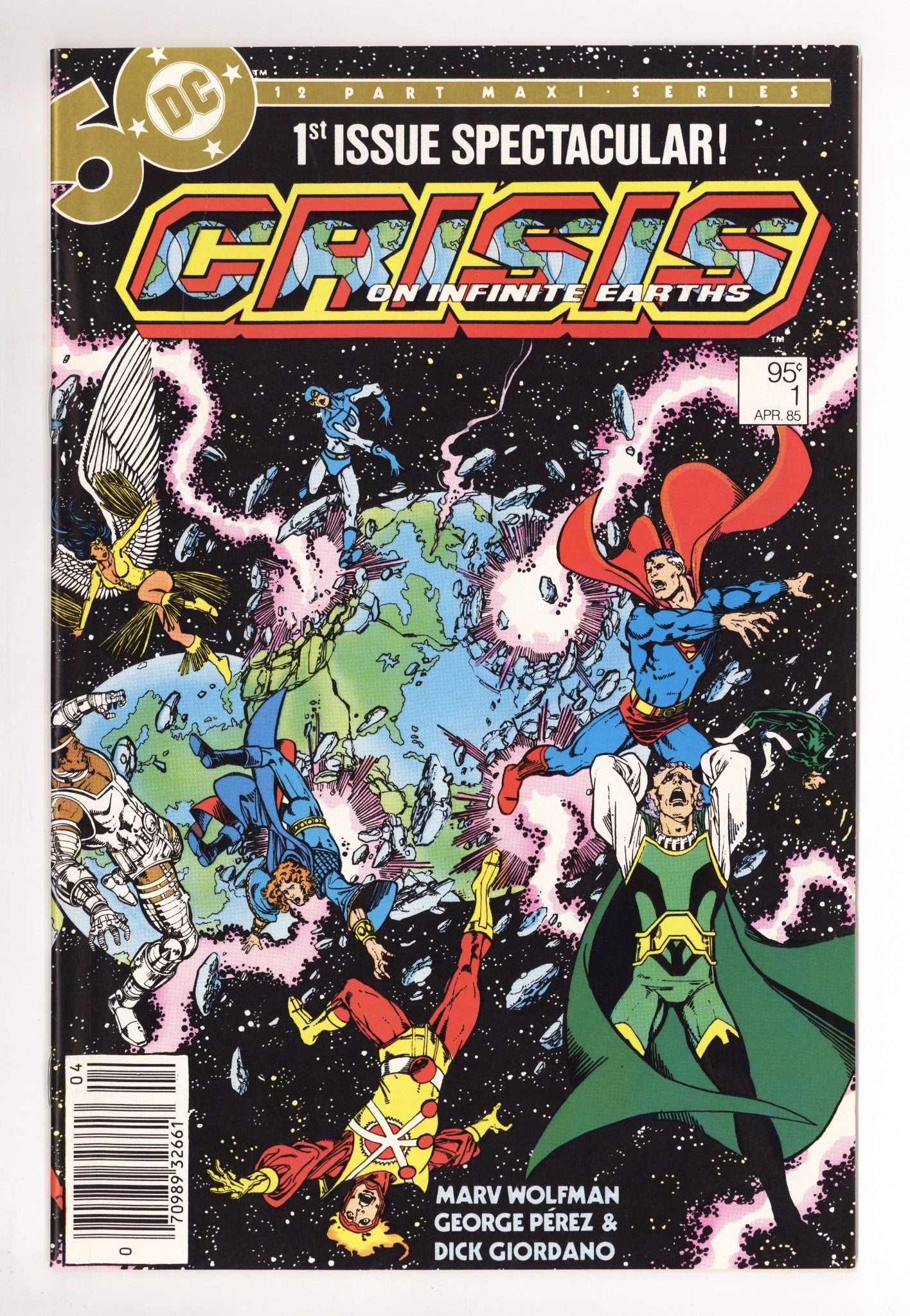 Crisis on Infinite Earths 1 VF/NM (9.0) (1985) Canadian Price Variant 