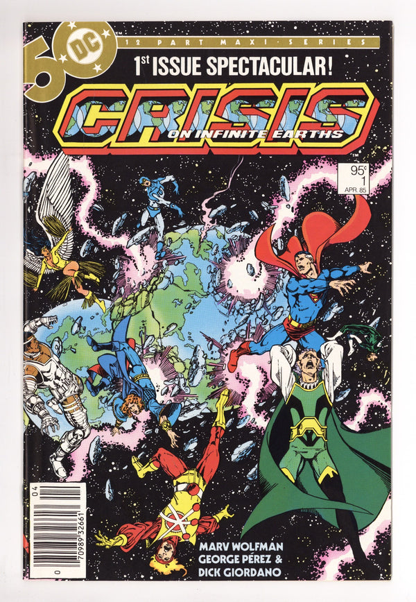 Crisis on Infinite Earths 1 VF/NM (9.0) (1985) Canadian Price Variant