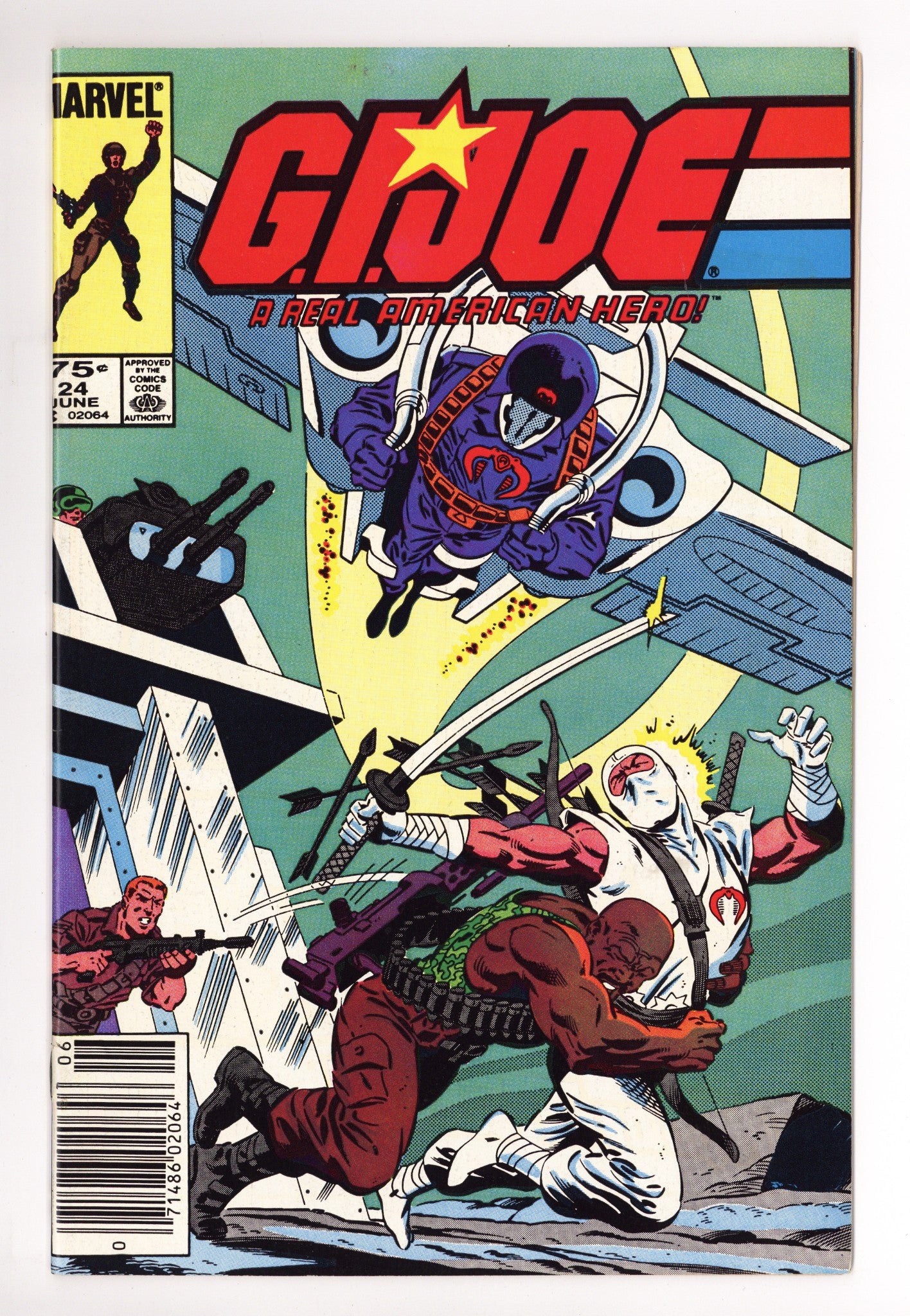 G.I. Joe, A Real American Hero 24 VF+ (8.5) (1984) Canadian Price Variant 