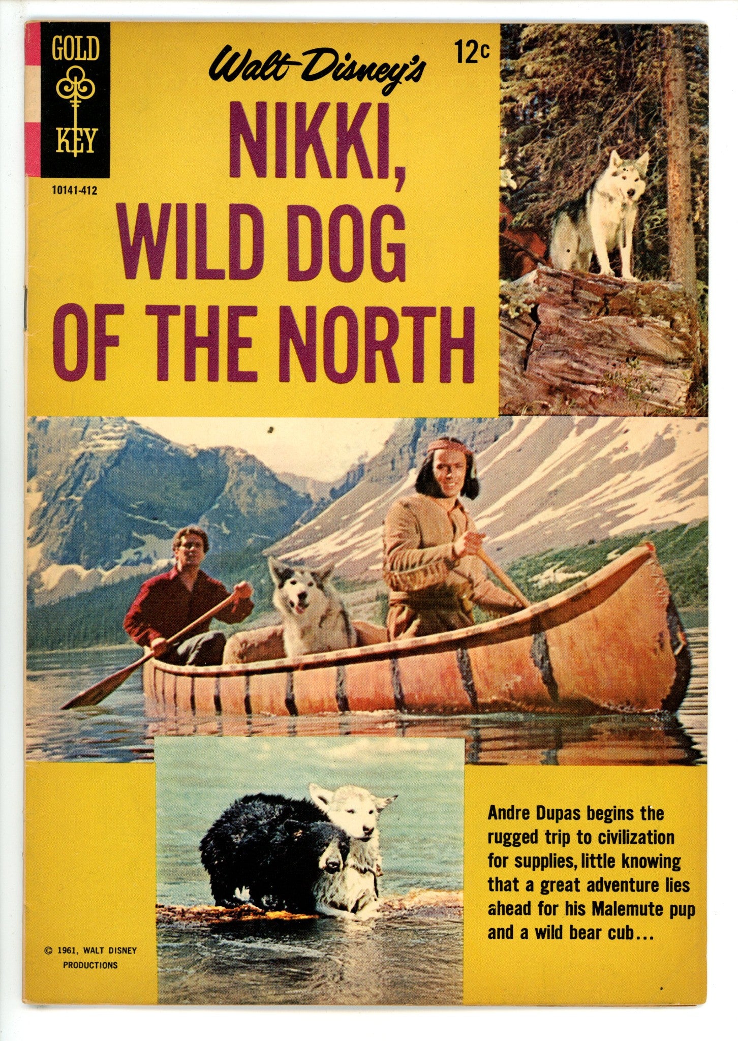 Walt Disney's Nikki, Wild Dog of the North [nn] VG/FN (5.0) (1964) 