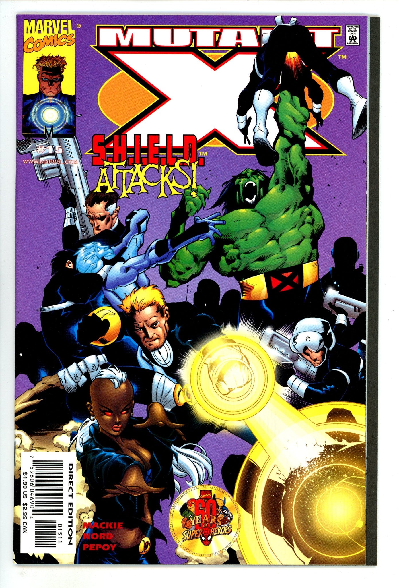 Mutant X 15 High Grade (1999) 