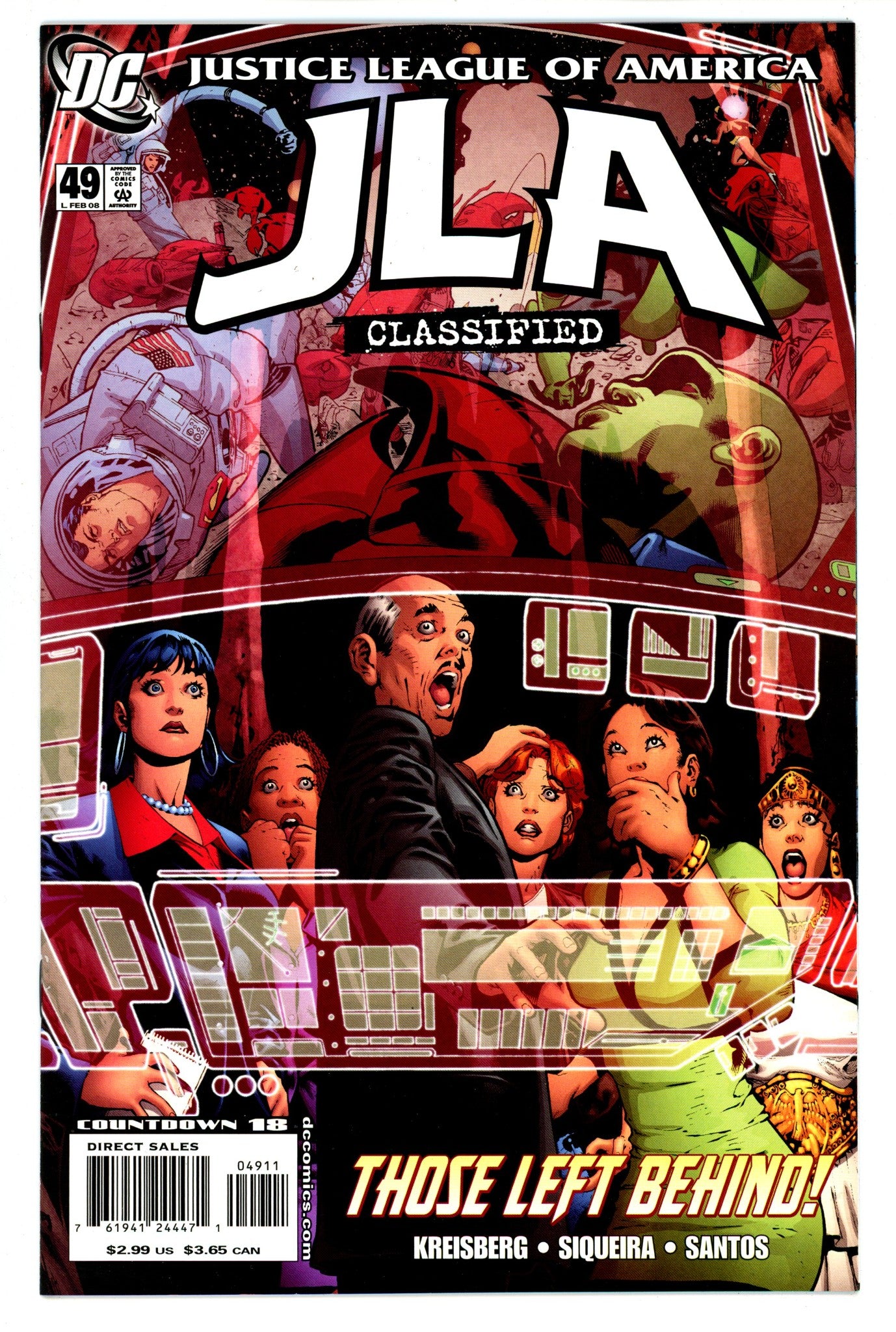 JLA: Classified  49  High Grade  (2008)   