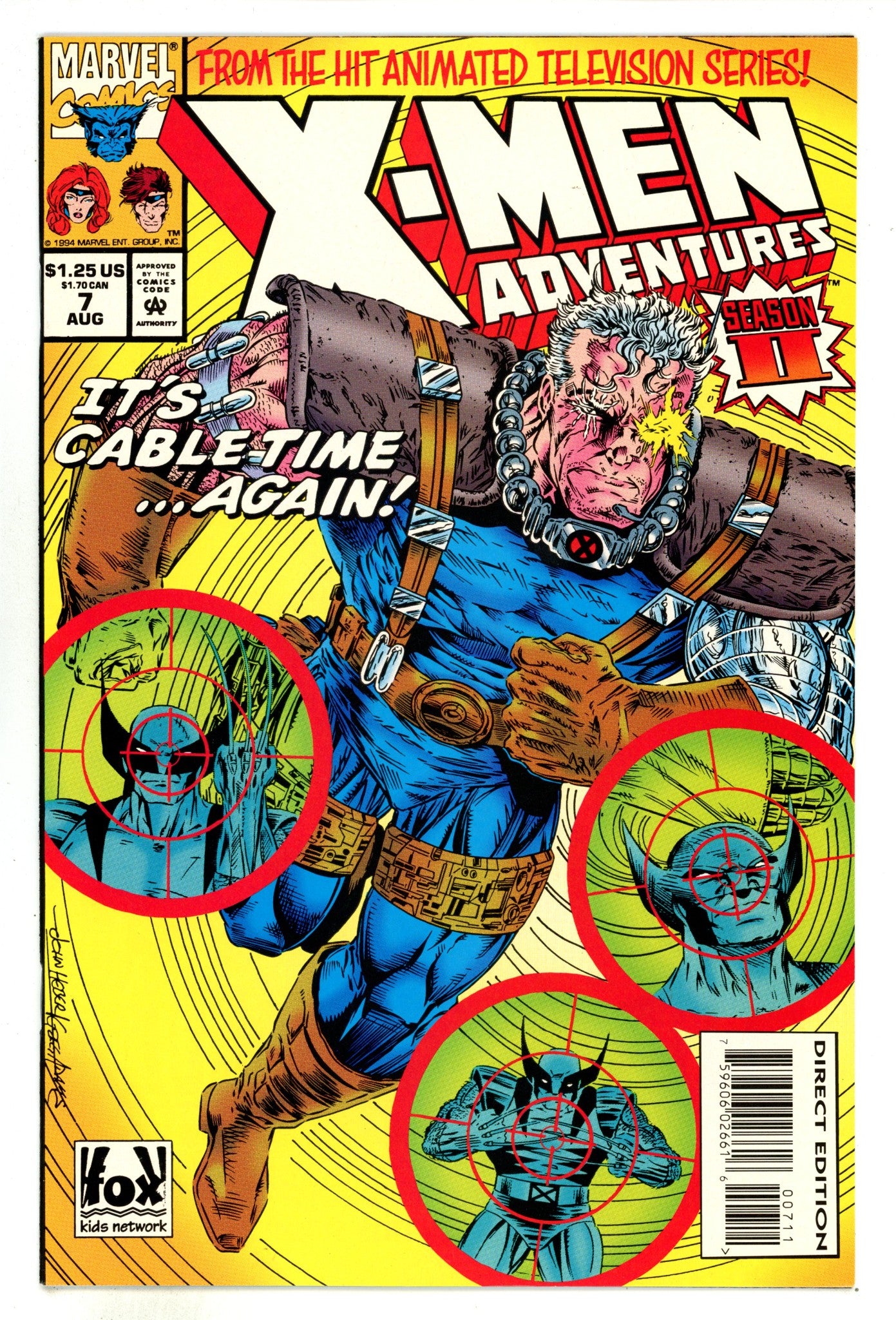 X-Men Adventures [II] 7 High Grade (1994) 