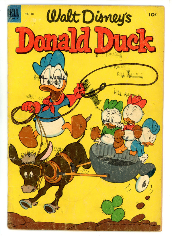 Walt Disney's Donald Duck 30 GD/VG (3.0) (1953)