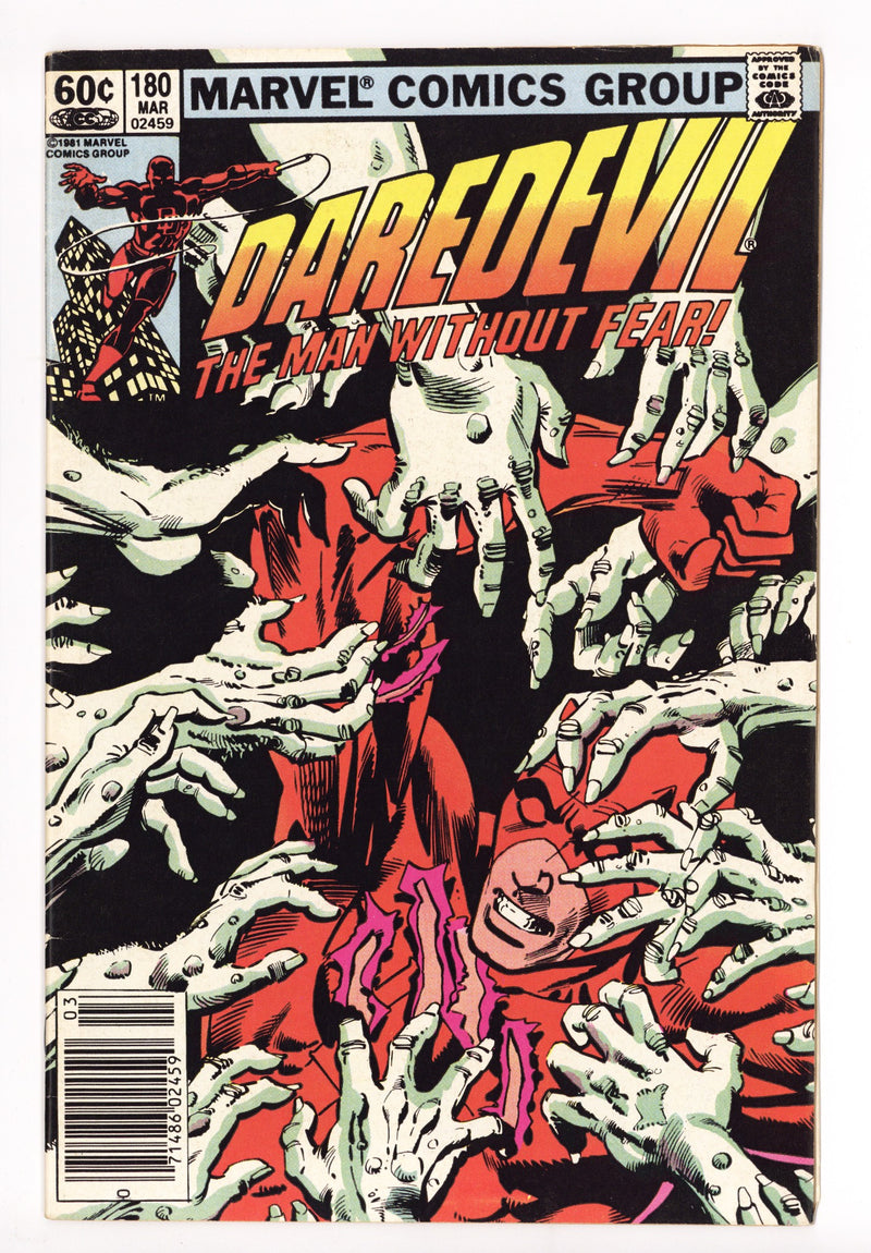 Daredevil Vol 1 180 FN- (5.5) (1982) Newsstand 