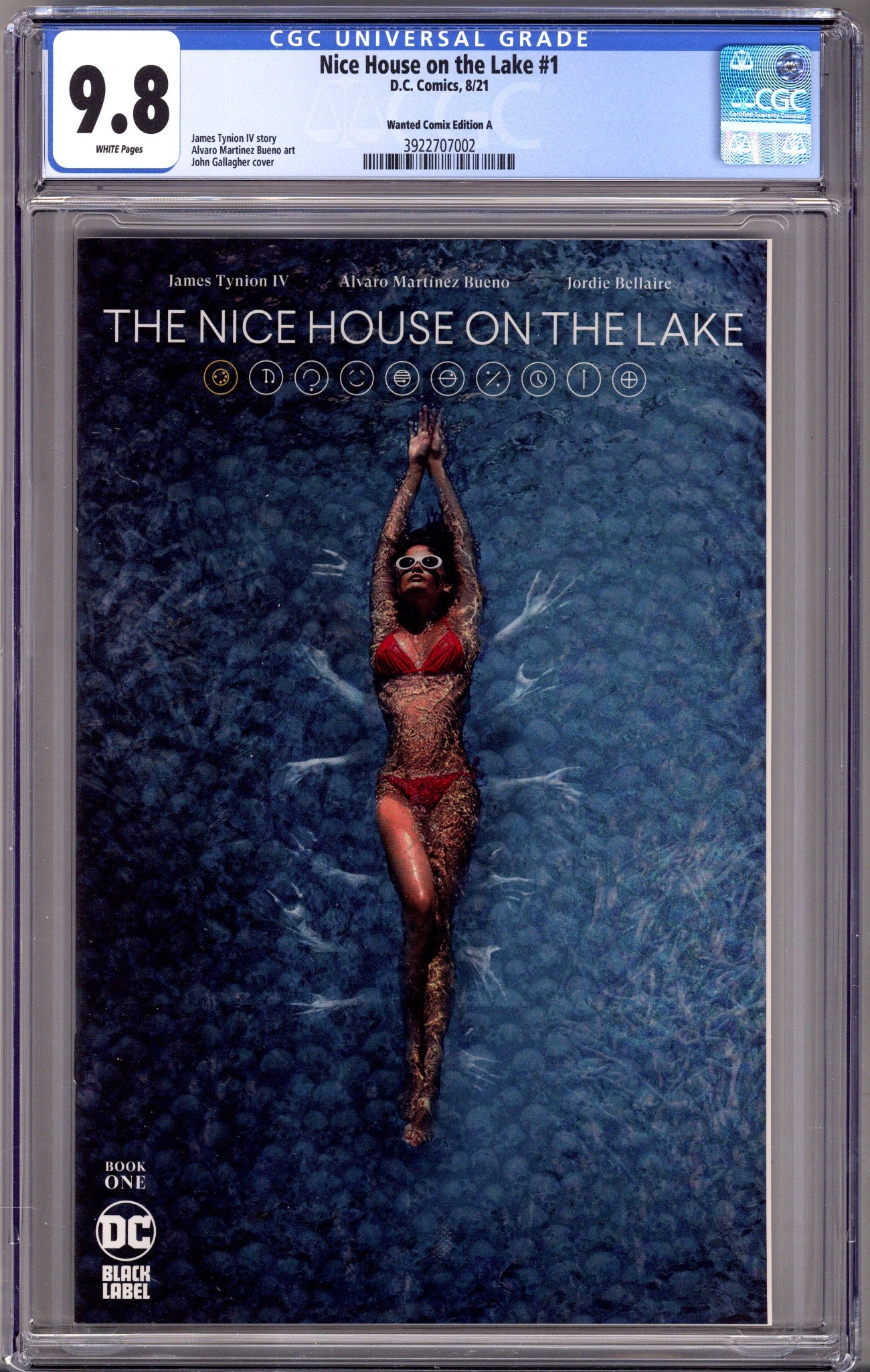 The Nice House on the Lake 1 CGC 9.8 (NM/M) (2021) Gallagher Exclusive Variant 