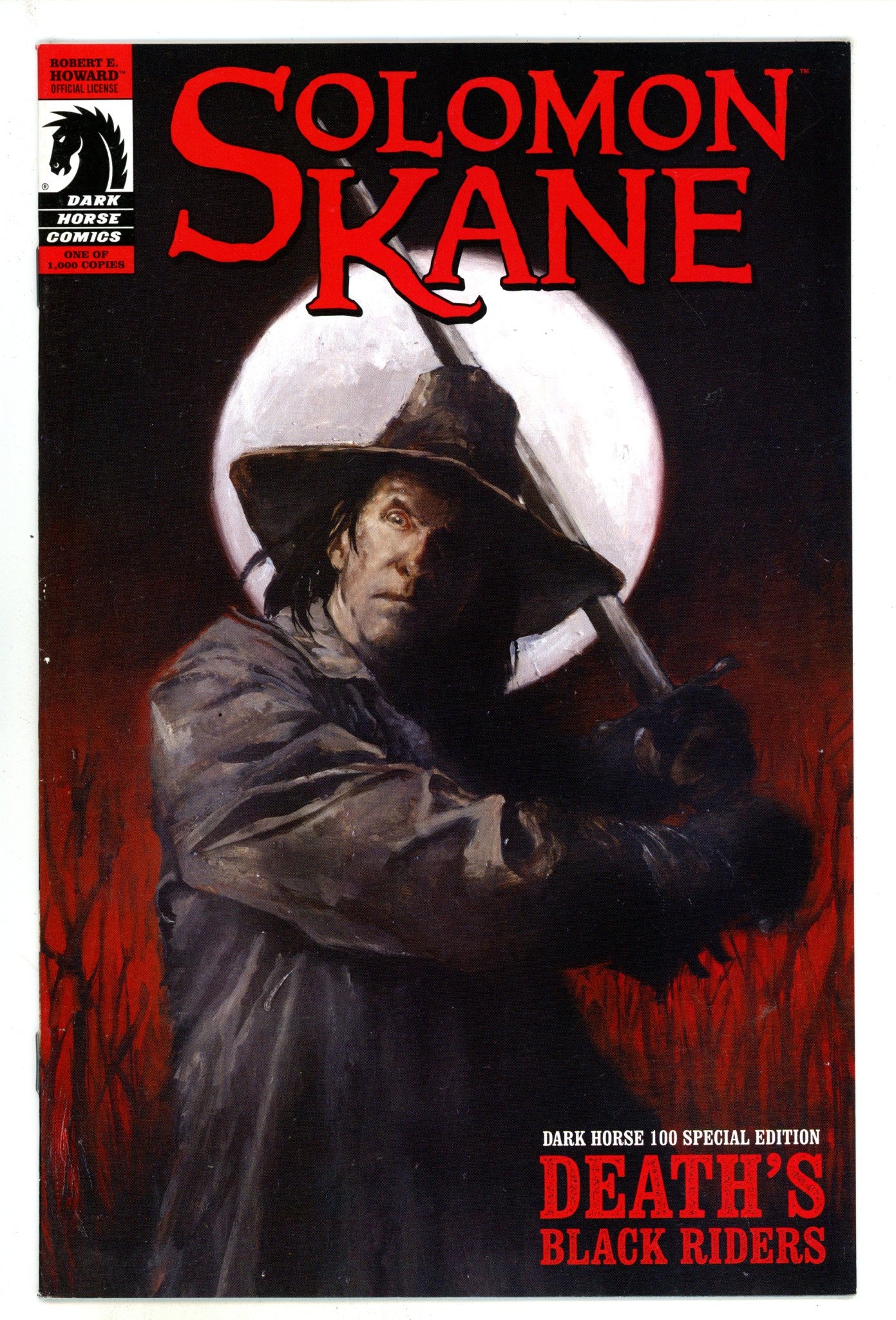 Solomon Kane: Death's Black Riders 1 VF (8.0) Dark Horse 100 Special (2010) Variant 