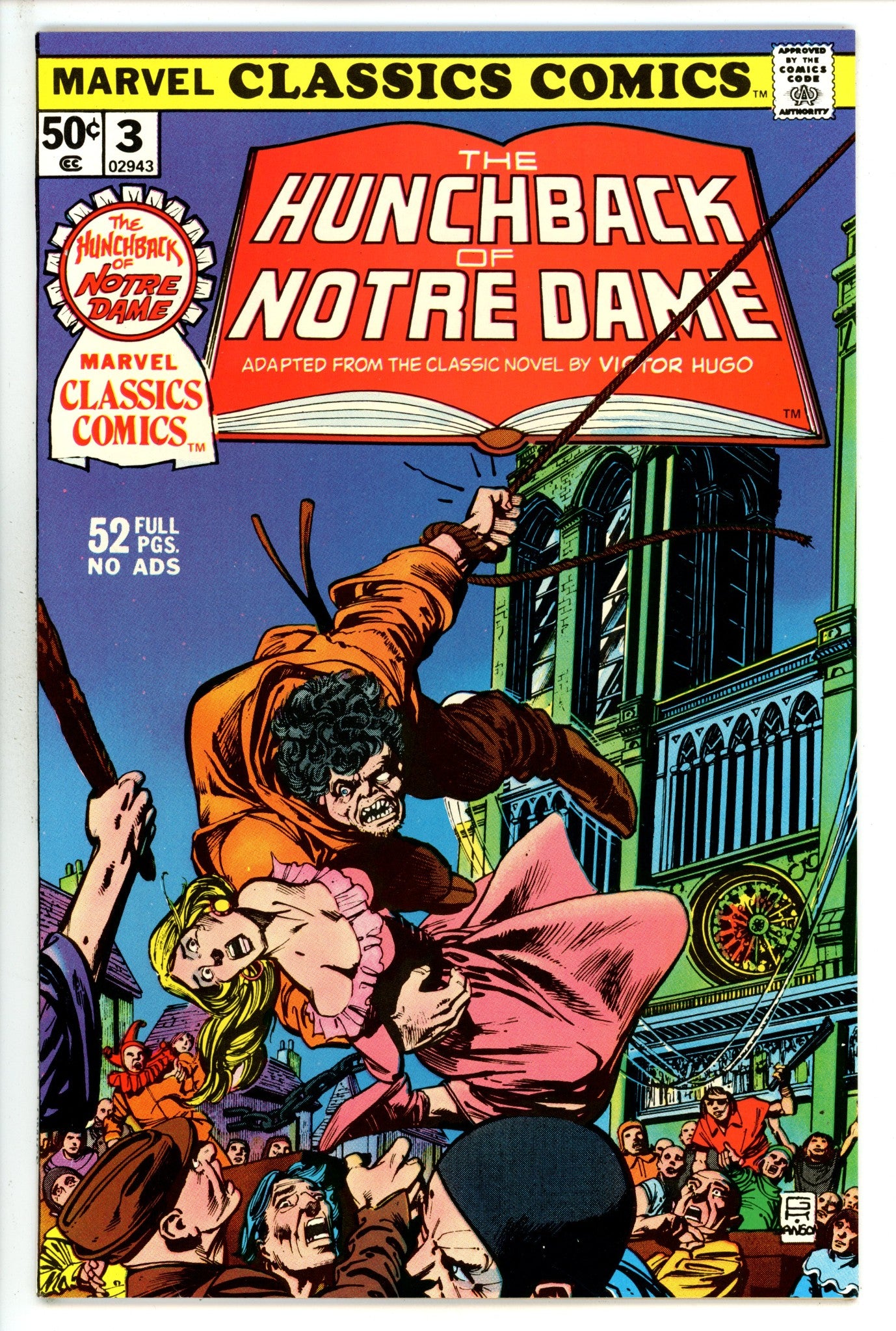 Marvel Classics Comics 3 VF+ (1976)