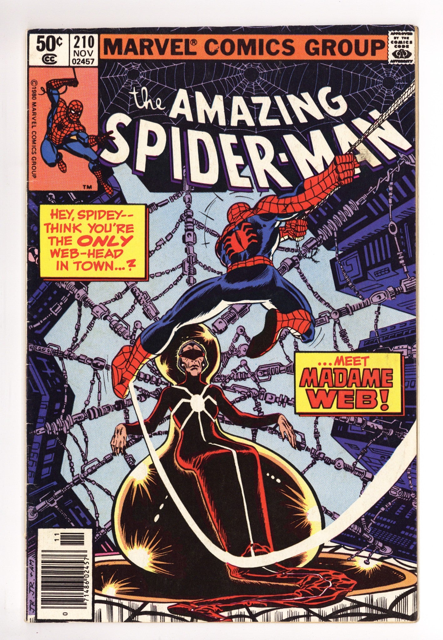The Amazing Spider-Man Vol 1 210 VG+ (4.5) (1980) Newsstand 