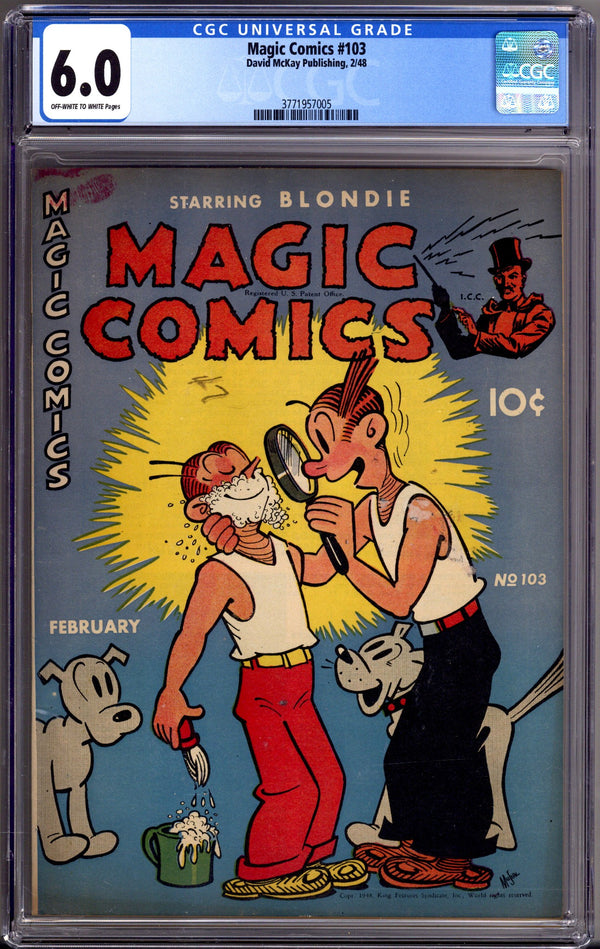 Magic Comics 103 CGC 6.0 (FN) (1948)