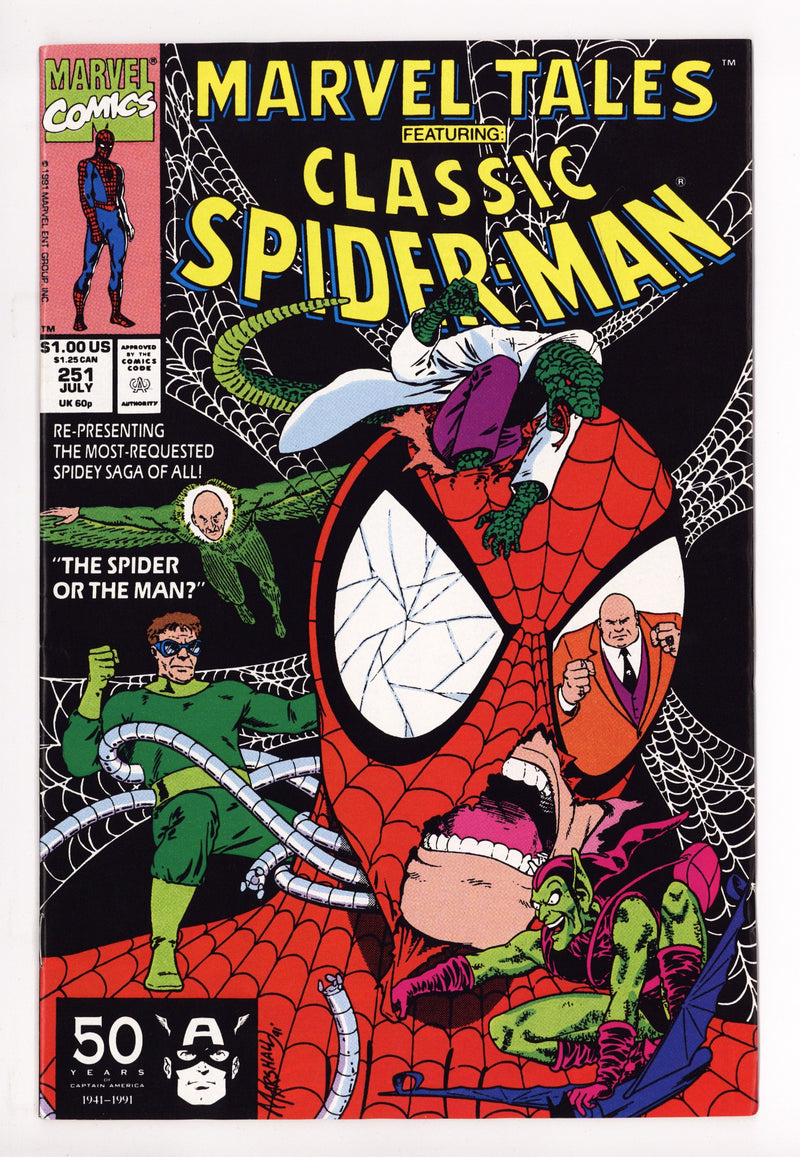 Marvel Tales Vol 2 251 Mid Grade (1990) 
