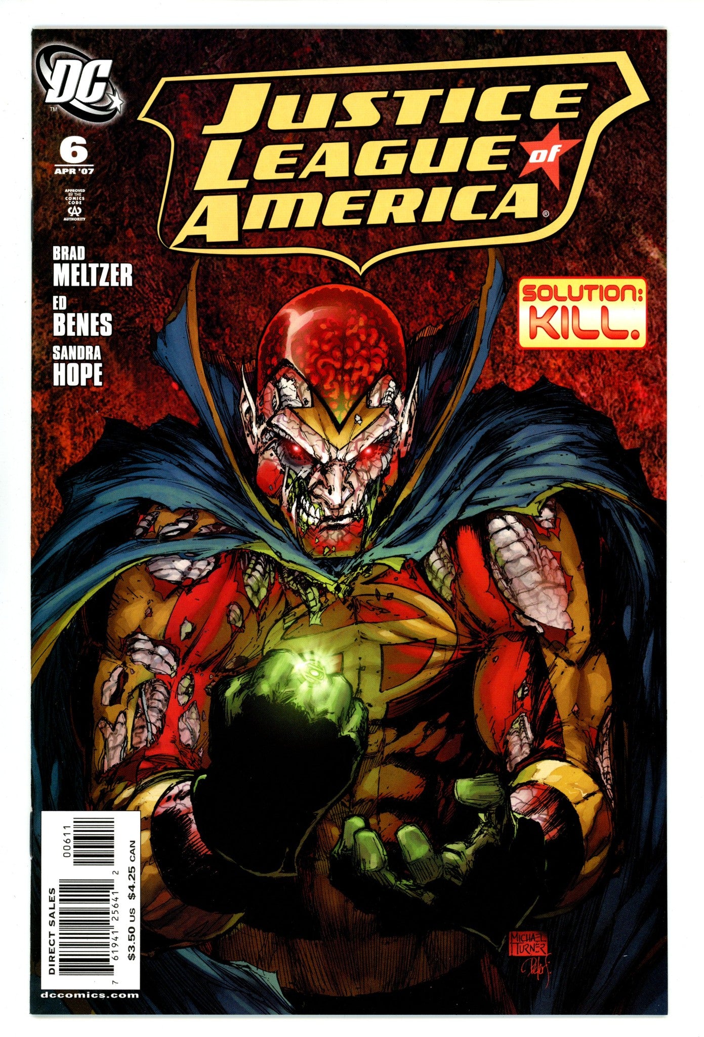 Justice League of America Vol 2 6 High Grade (2007) 