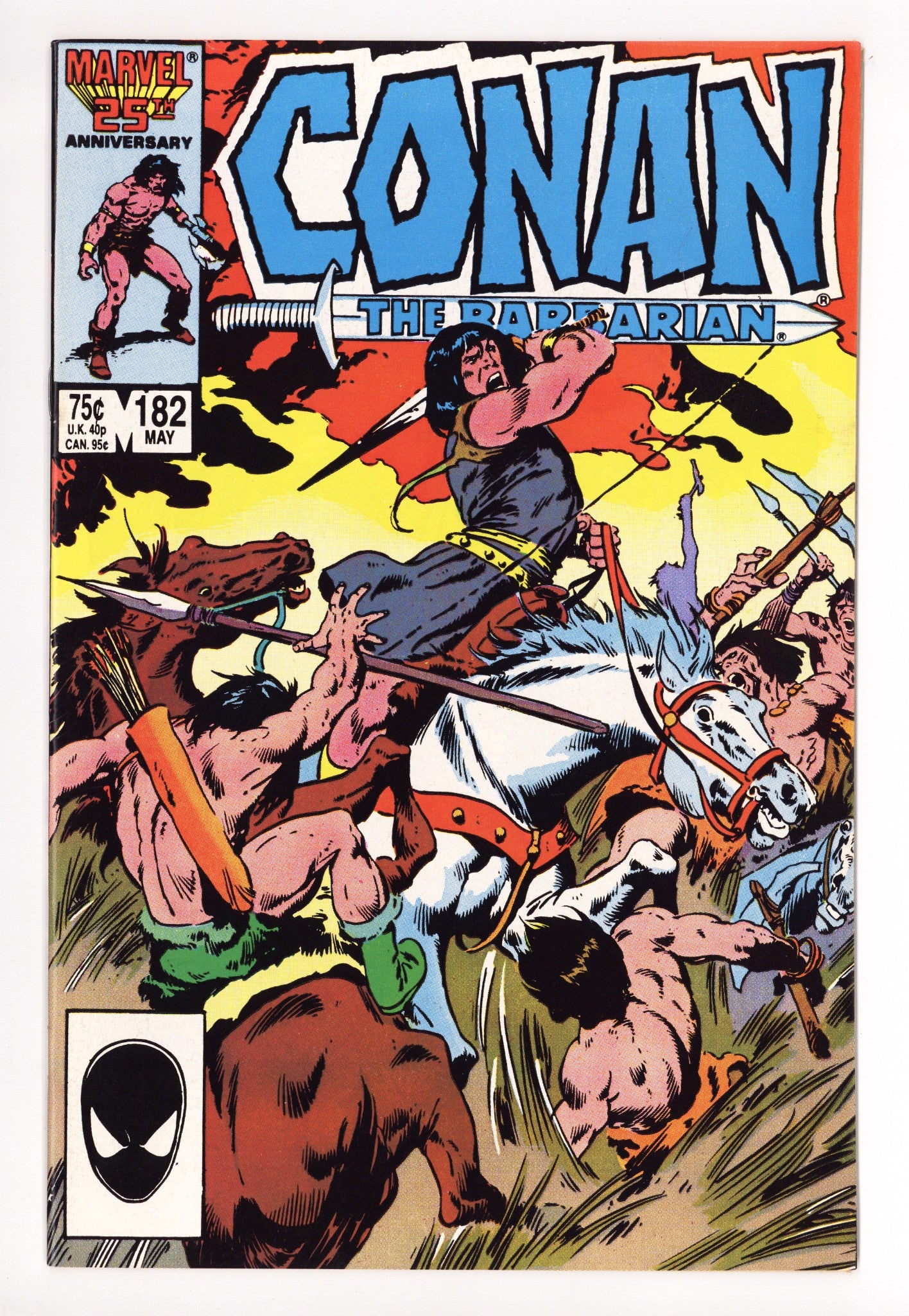 Conan the Barbarian Vol 1 182 Mid Grade (1986) 