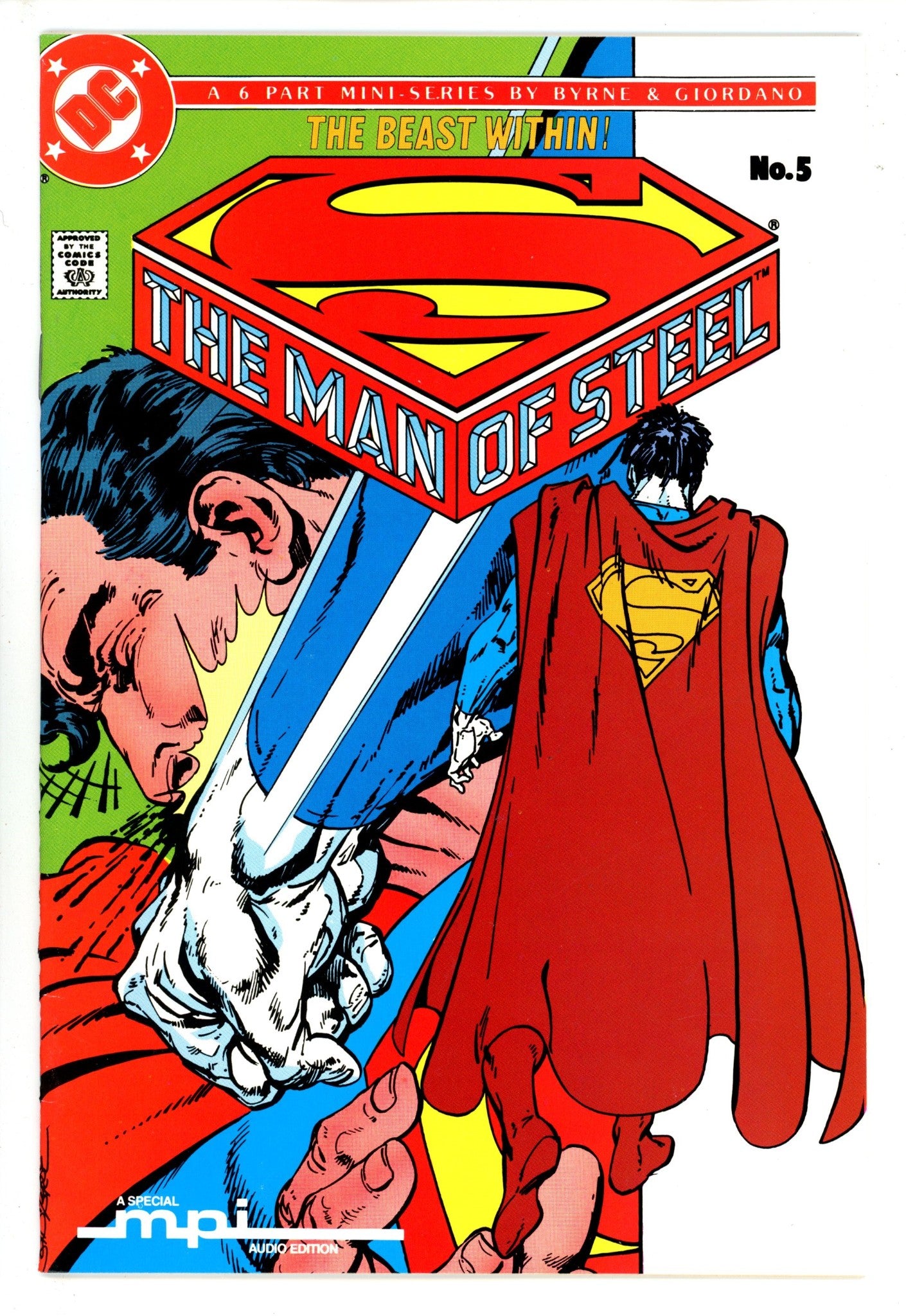 The Man of Steel Vol 1 5 MPI Audio Variant FN (1986)