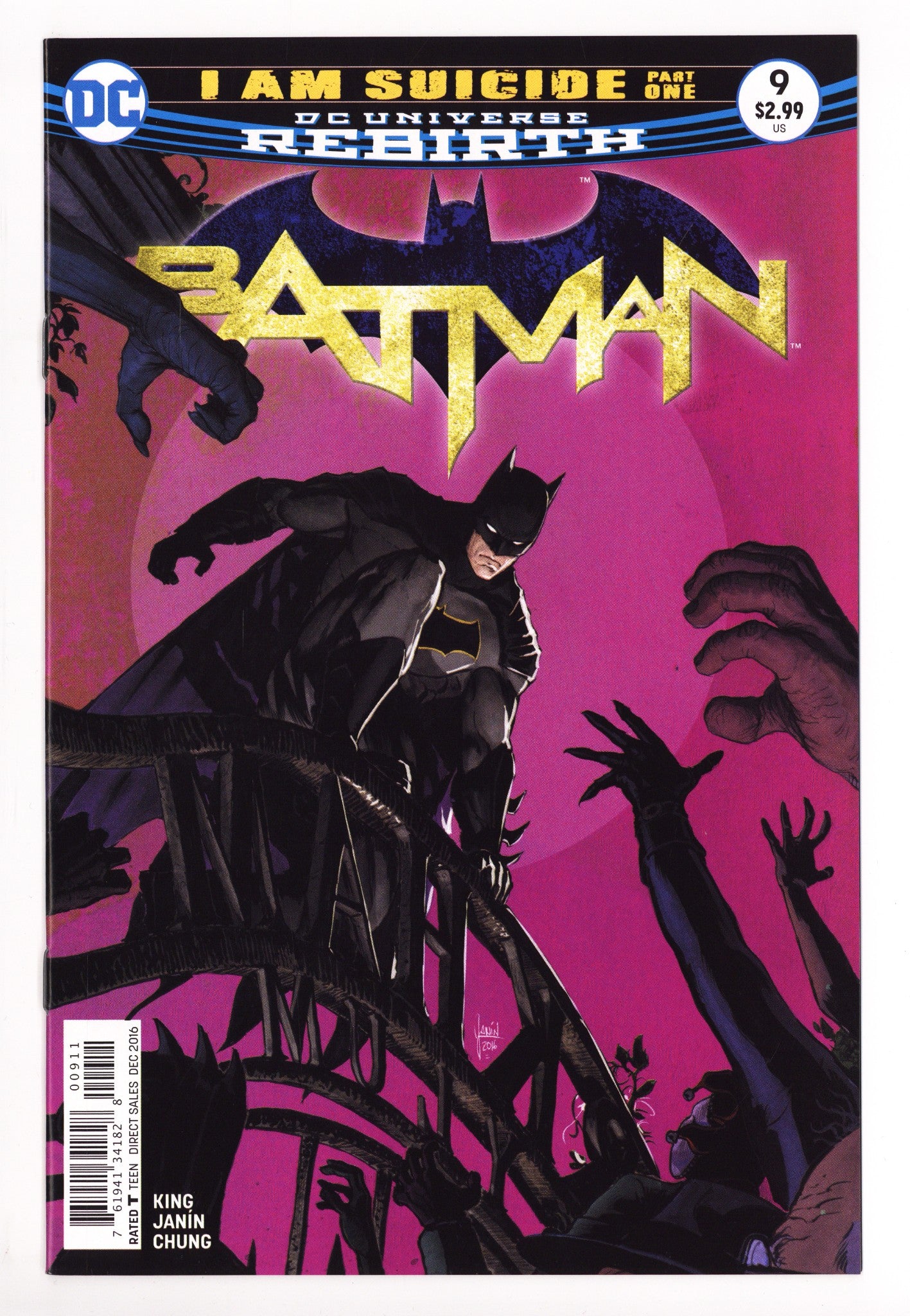 Batman Vol 3 9 High Grade (2016) 