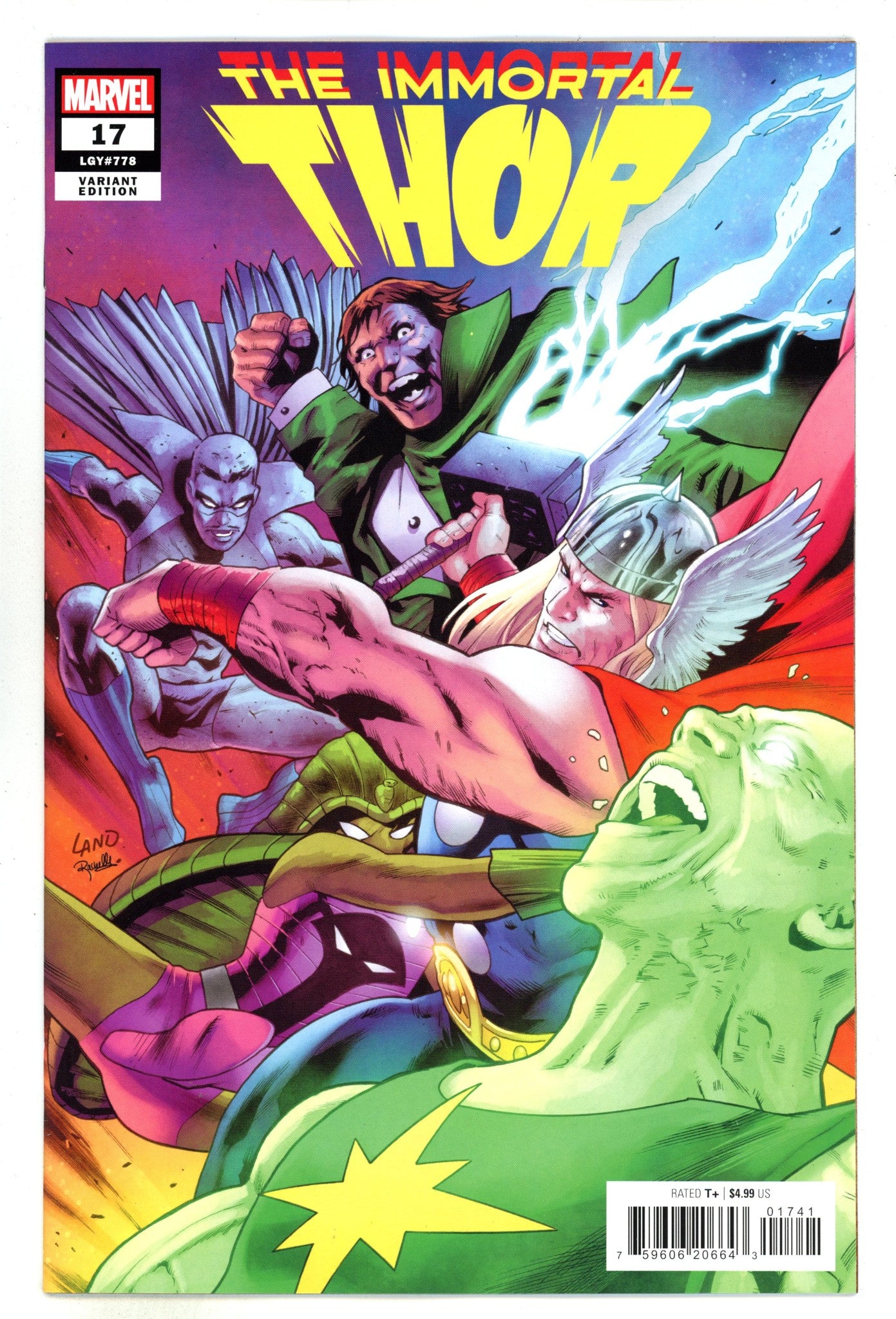 Immortal Thor 17 Land Variant (2024)