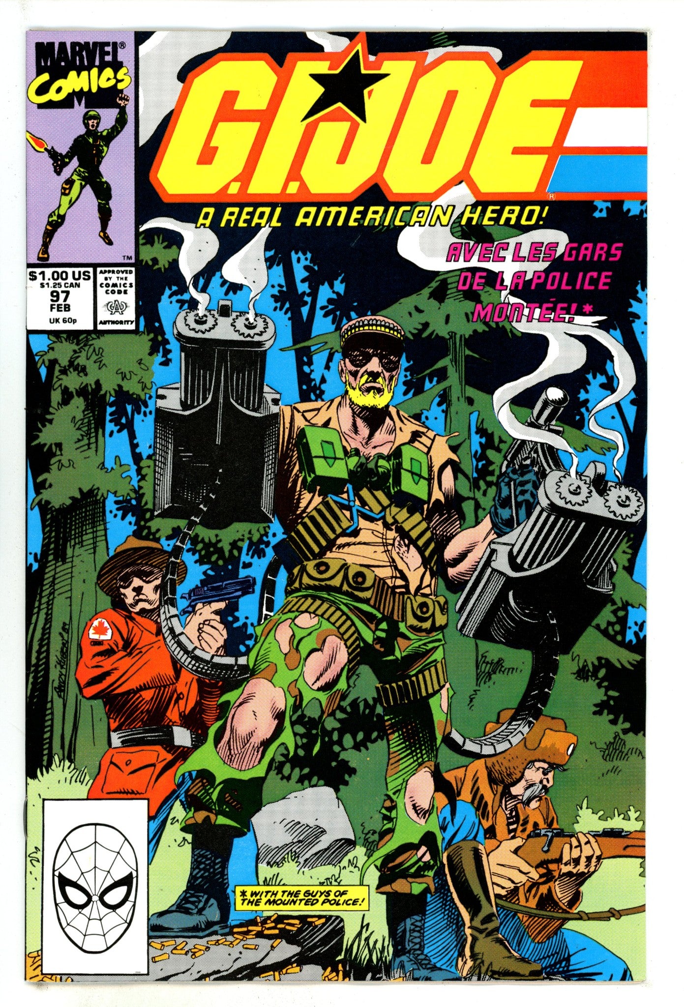 G.I. Joe, A Real American Hero 97 VF+ (8.5) (1990) 