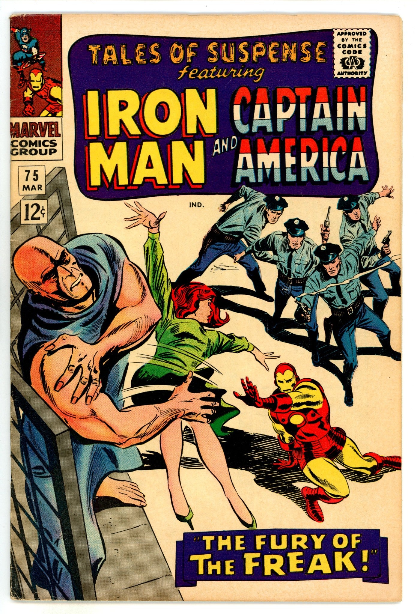 Tales of Suspense Vol 1 75  FN (6.0)  (1966)  
