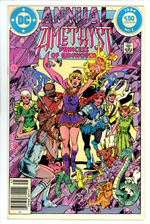 Amethyst Annual 1 FN+ (6.5) (1984) Canadian Price Variant 