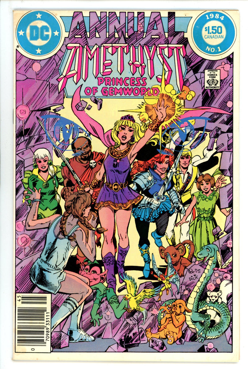 Amethyst Annual 1 FN+ (6.5) (1984) Canadian Price Variant 
