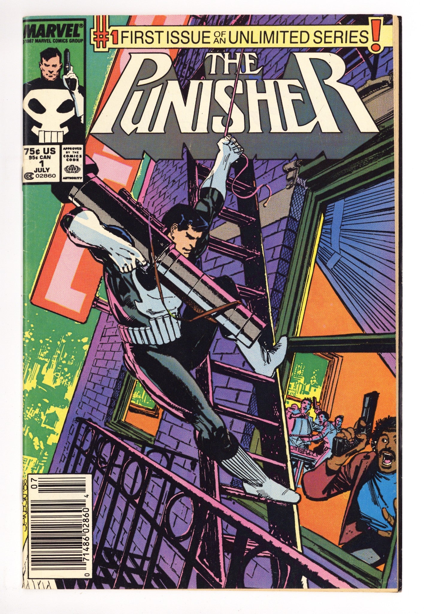 The Punisher Vol 2 1  FN (6.0)   (1987)     Newsstand  