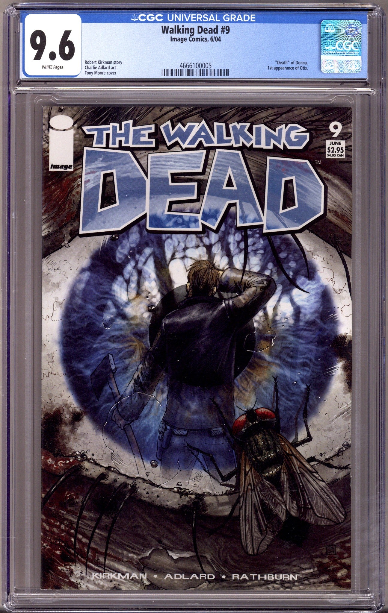 The Walking Dead 9 CGC 9.6 (NM+) (2004) 