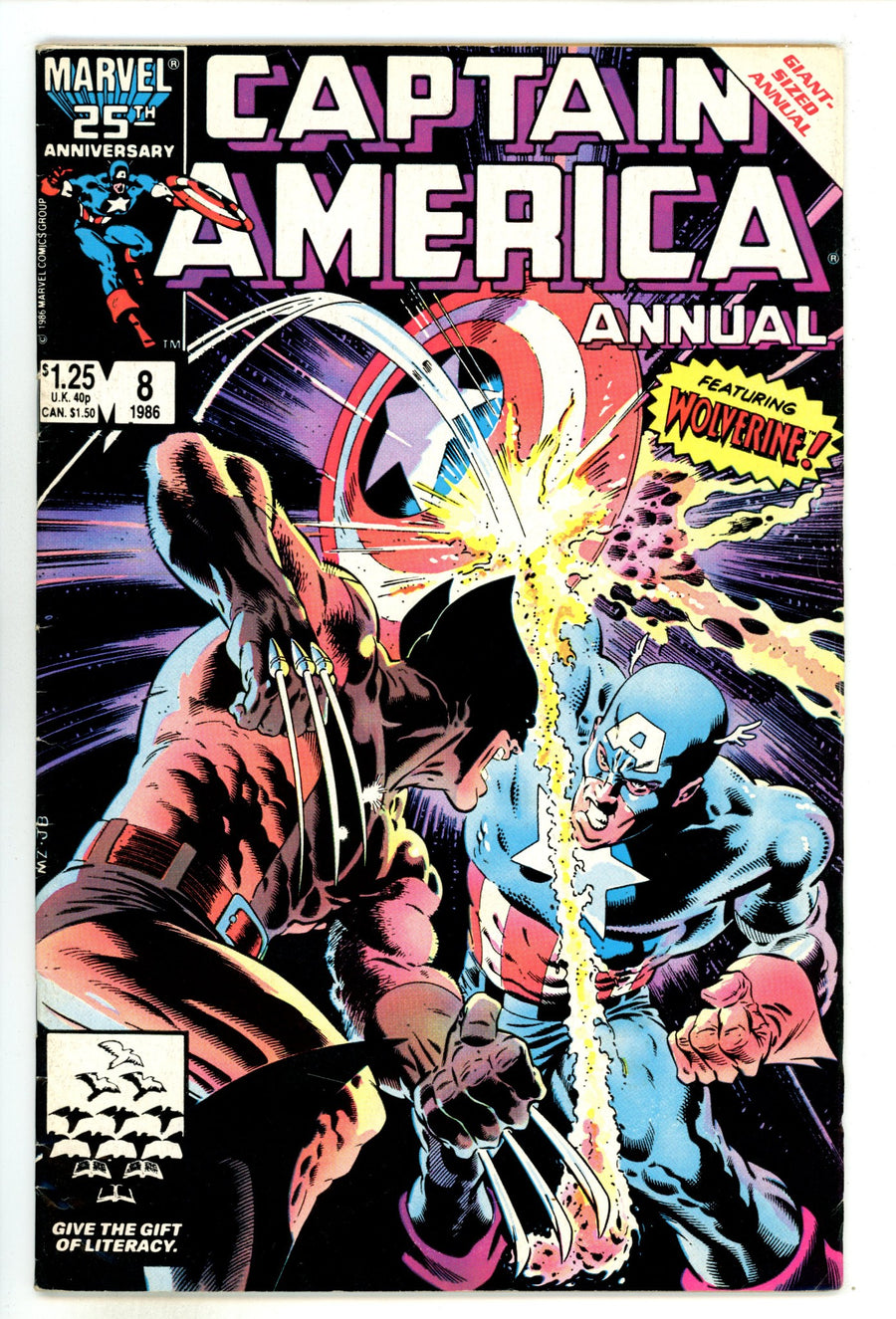 Captain America Annual Vol 1 8  VG/FN (5.0)  (1986)  