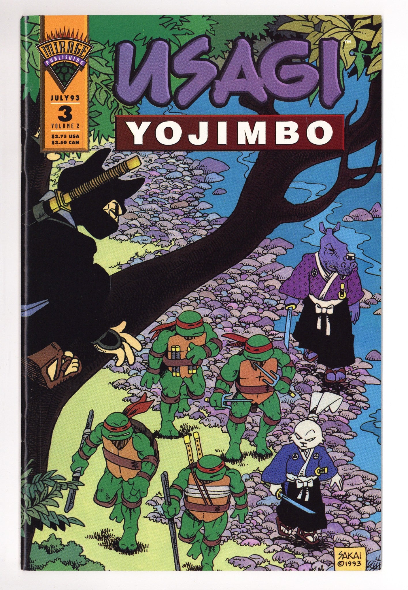 Usagi Yojimbo Vol 2 3 VF- (7.5) (1993) 