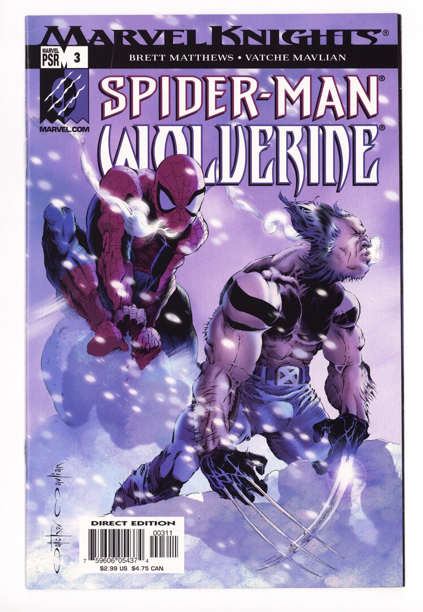 Spider-Man & Wolverine Vol 1 3 High Grade (2003) 