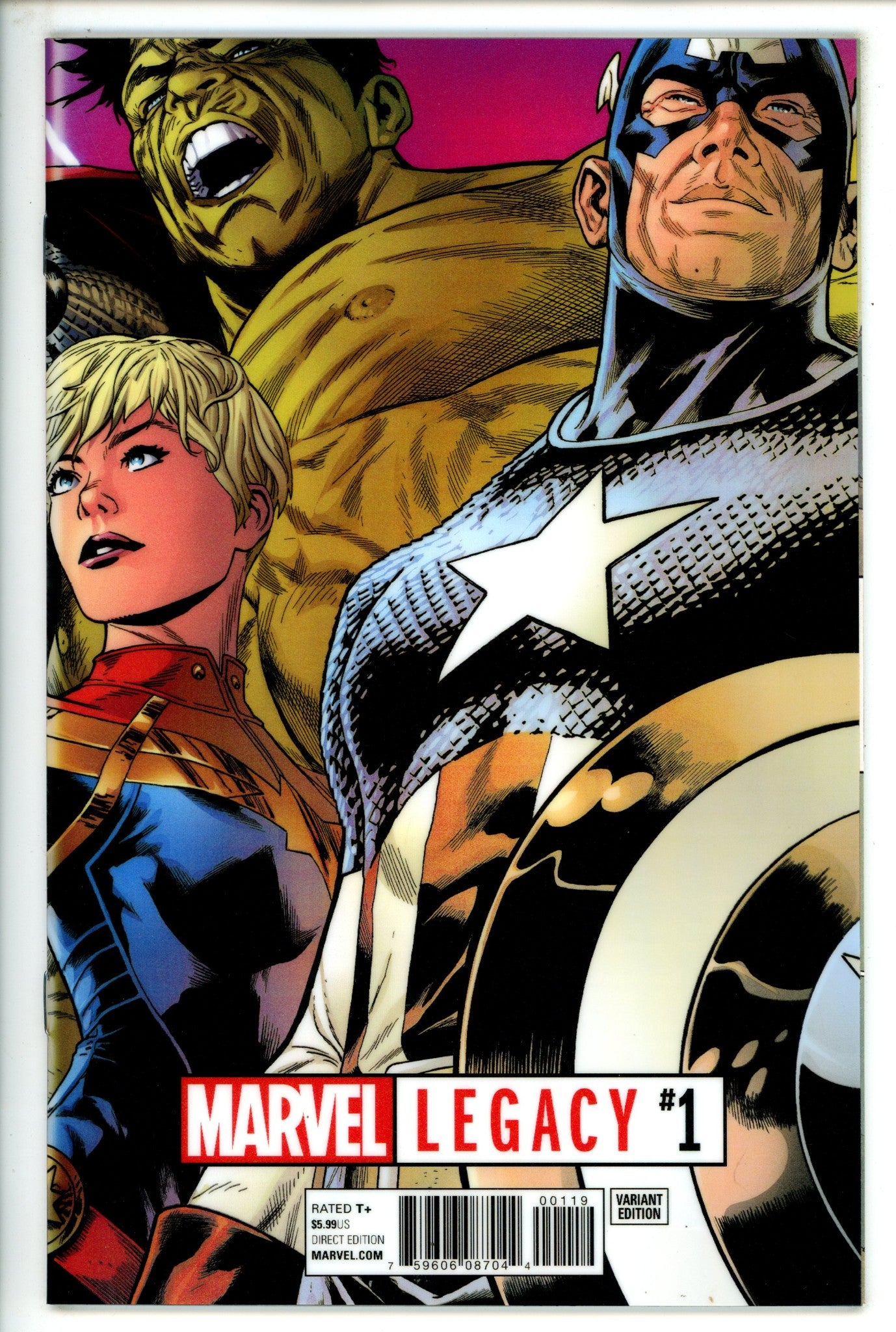 Marvel Legacy 1 Quesada Lenticular Variant (2017)