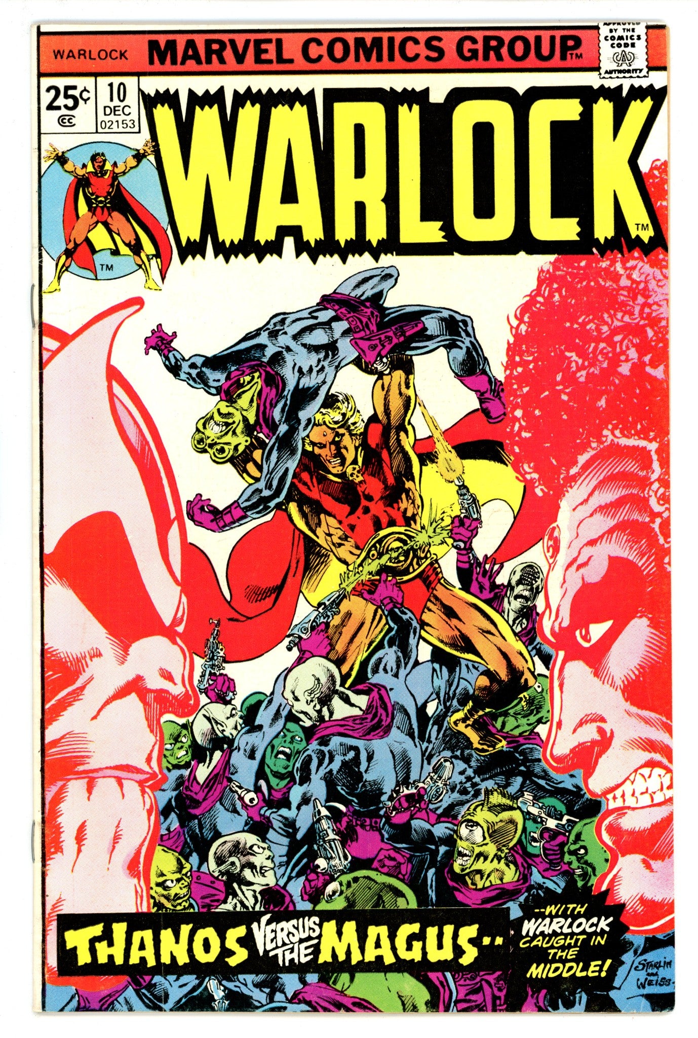 Warlock Vol 1 10 FN- (5.5) (1975) 