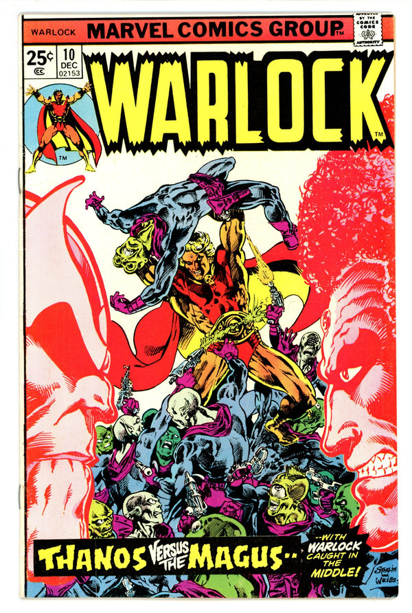 Warlock Vol 1 10 FN- (5.5) (1975)