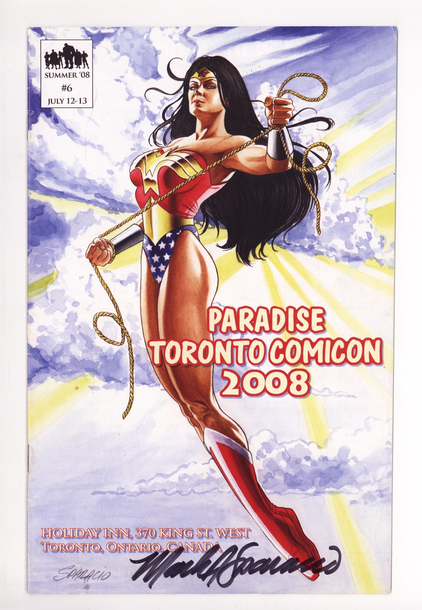 Paradise Toronto Comicon Book 6 Low Grade (2000) Signed x6 Cover Trimpe, Linsner, Sparacio, Saygar 