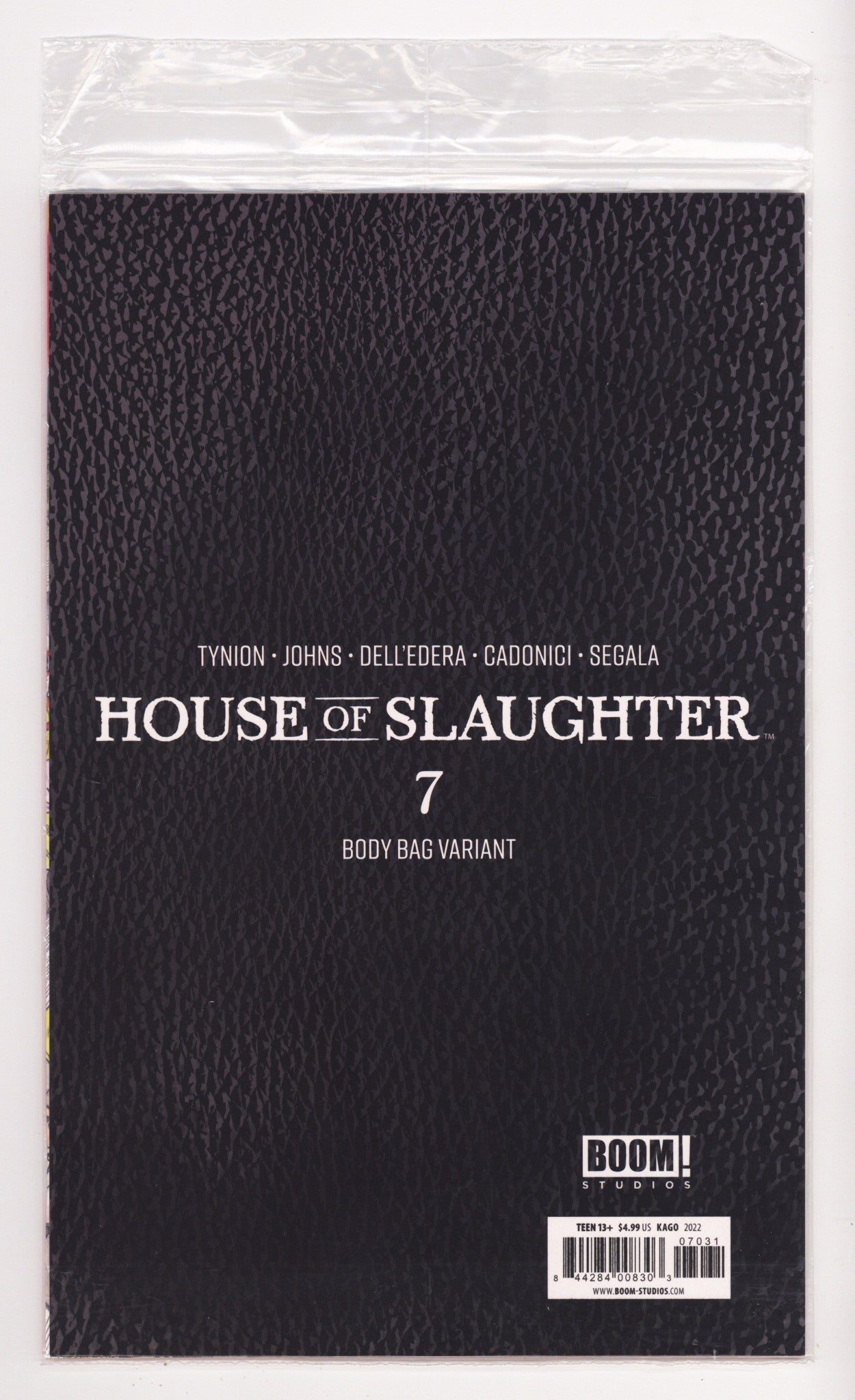 House of Slaughter 7 High Grade (2022) Bodybag Variant 
