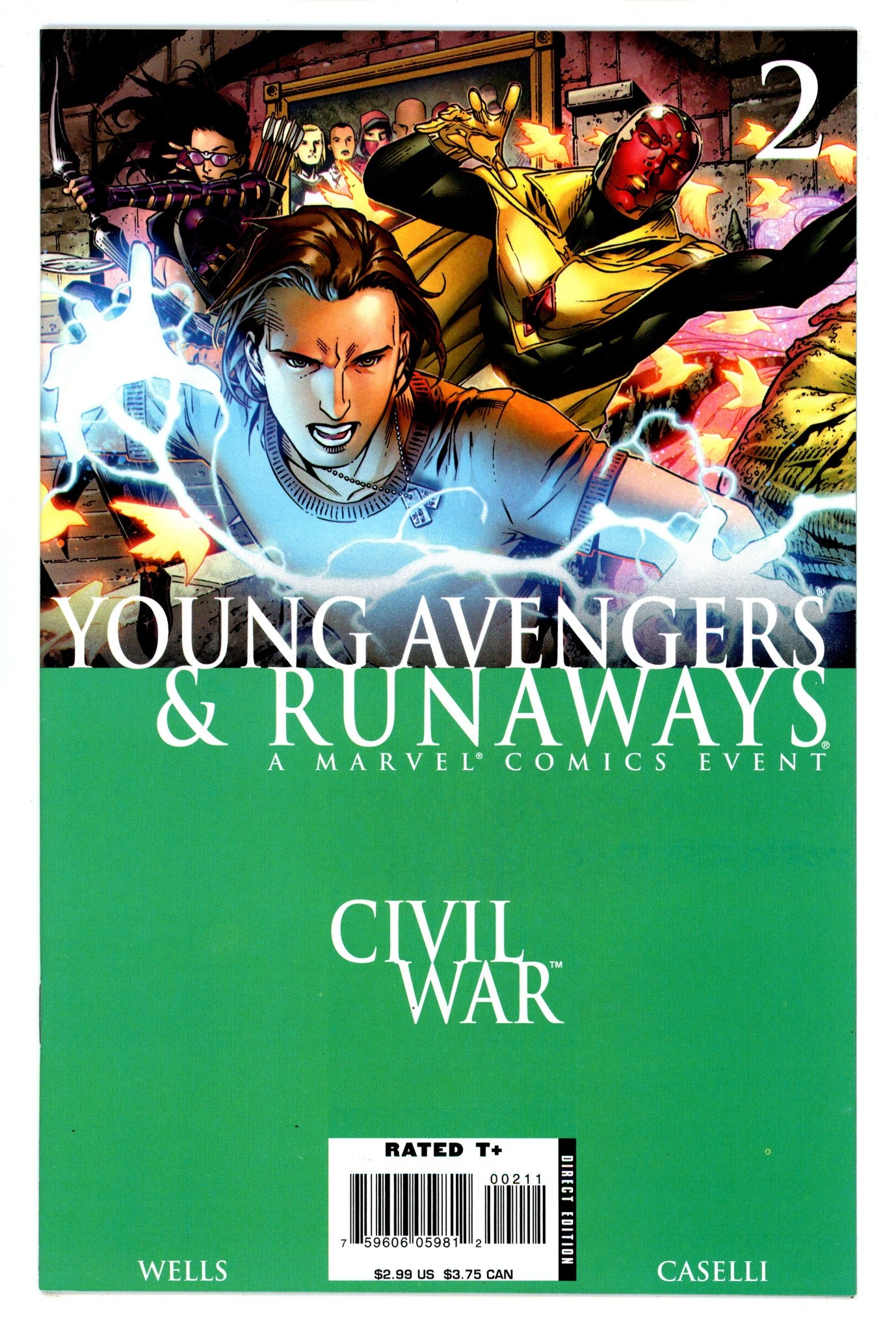 Civil War: Young Avengers & Runaways 2 High Grade (2006) 