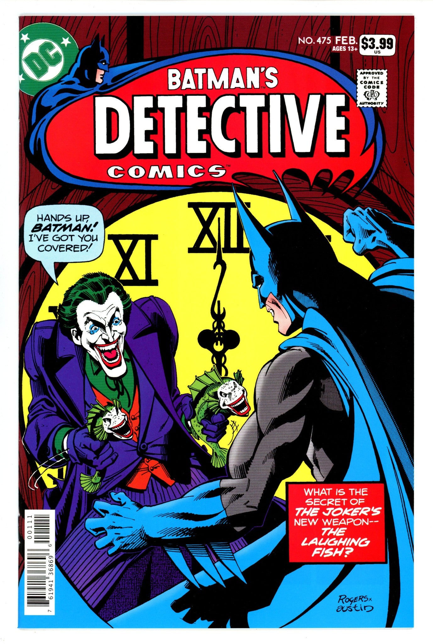 Detective Comics Facsimile Vol 1 475 NM- (9.2) (2020) 