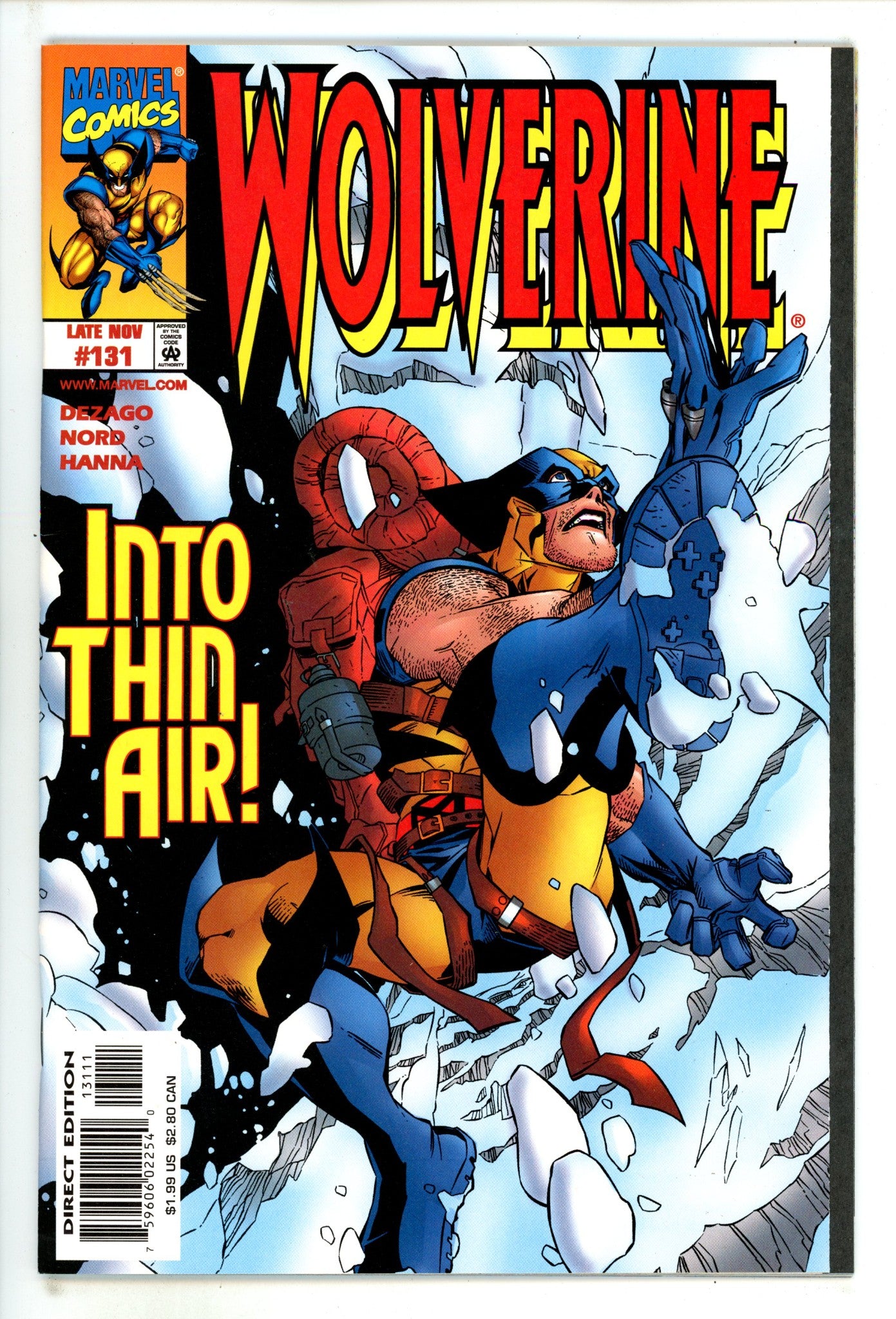 Wolverine Vol 2 131 VF+ (8.5) Recalled (1998) 