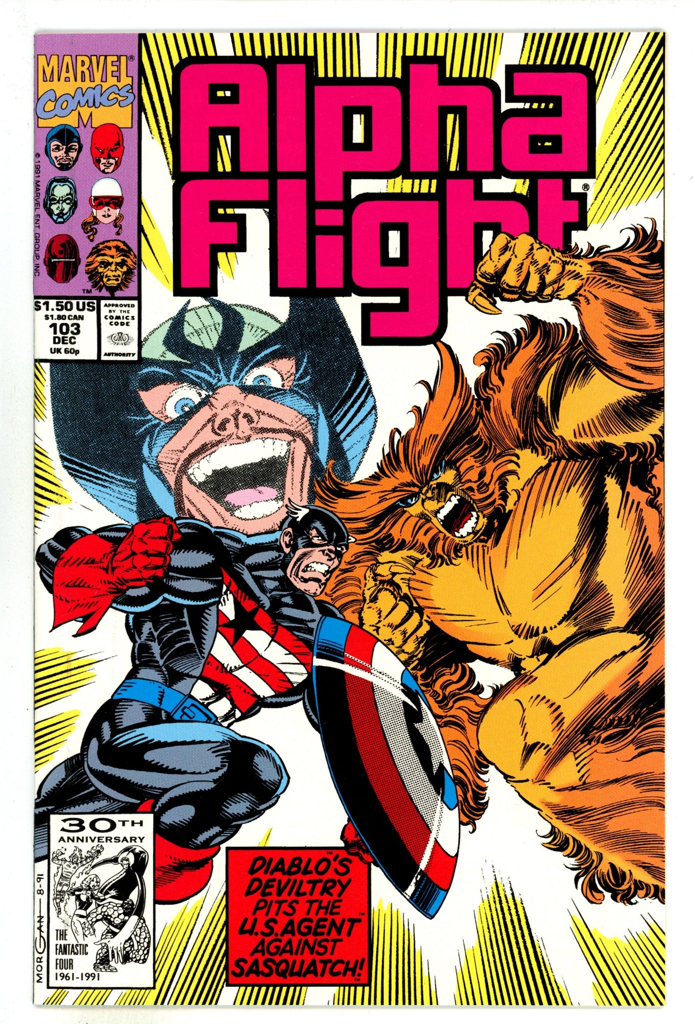 Alpha Flight Vol 1 103 High Grade (1991) 