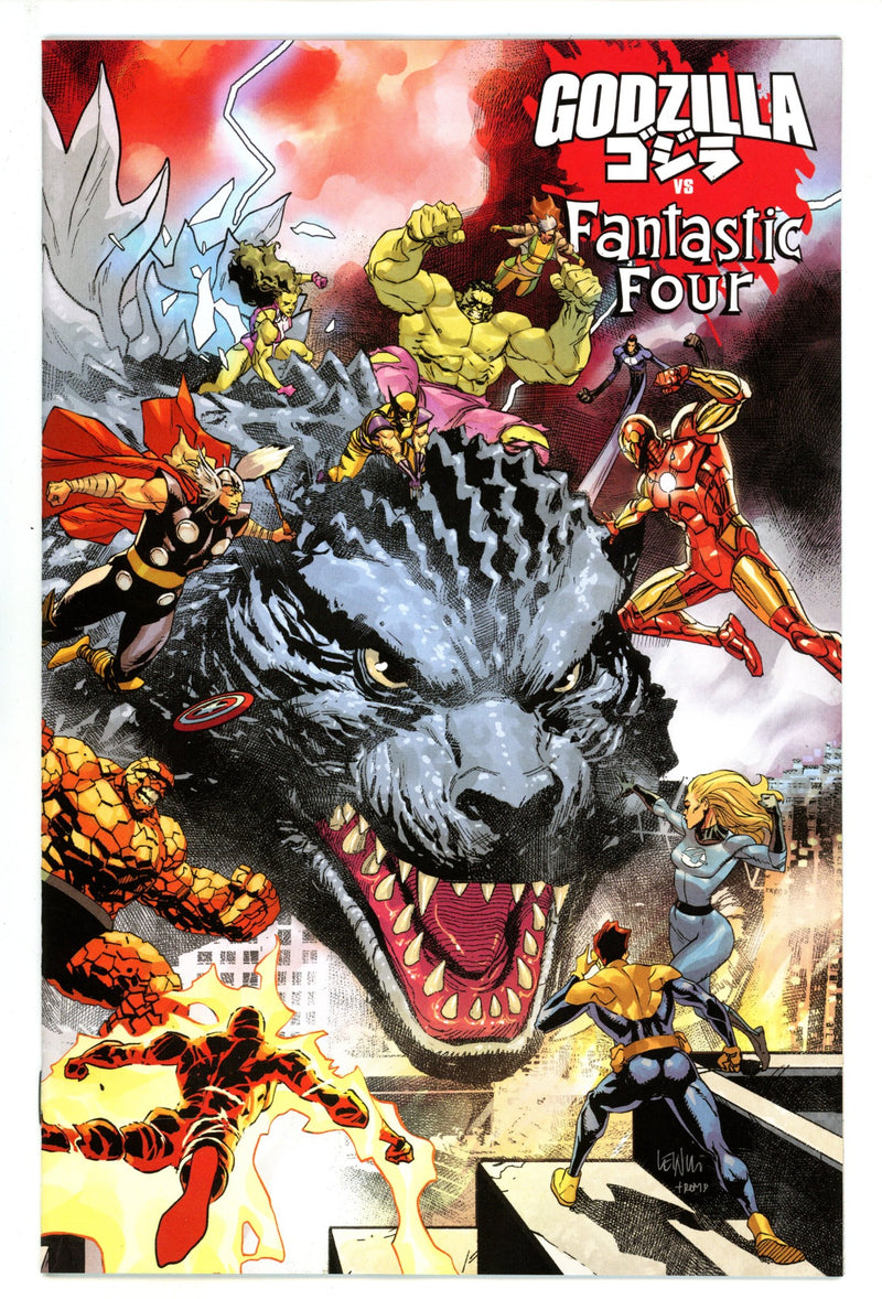 Godzilla Vs. Fantastic Four 1 Yu Wraparound Variant (2025)