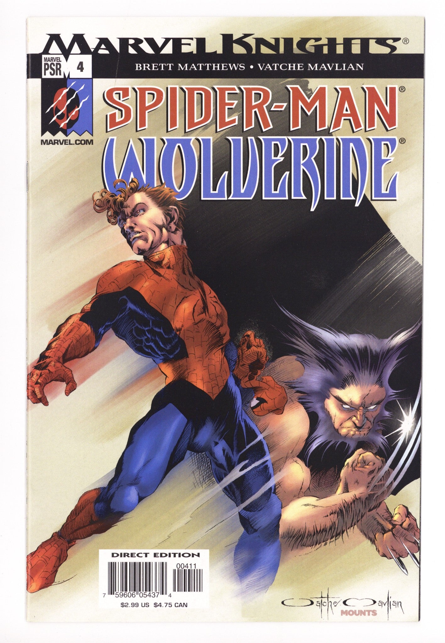 Spider-Man & Wolverine Vol 1 4 High Grade (2003) 