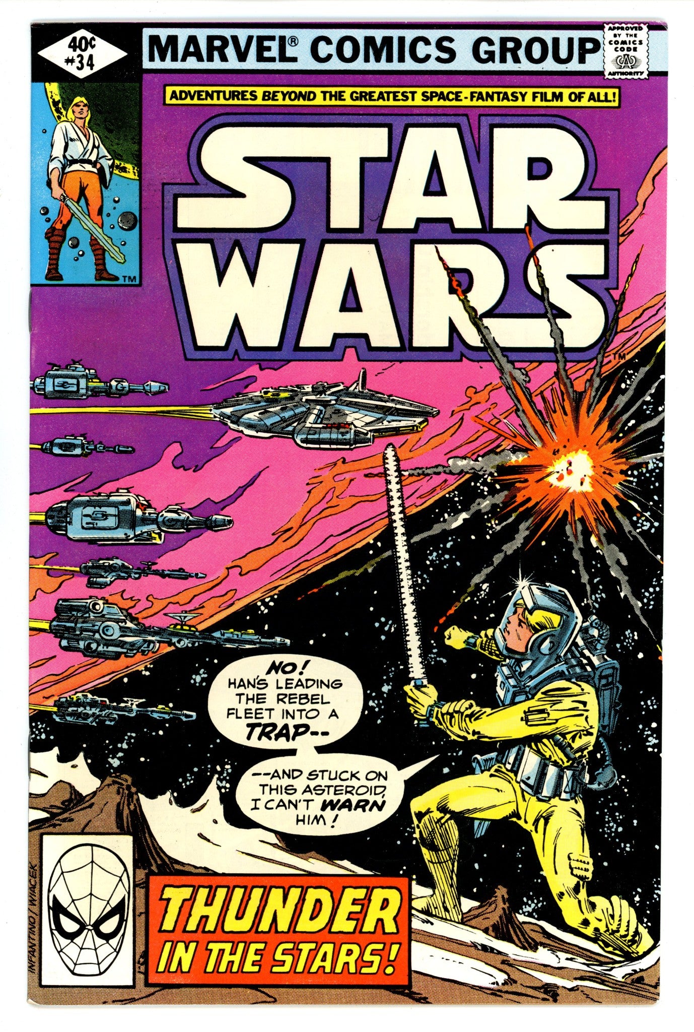 Star Wars Vol 1 34 NM- (9.2) (1980) 