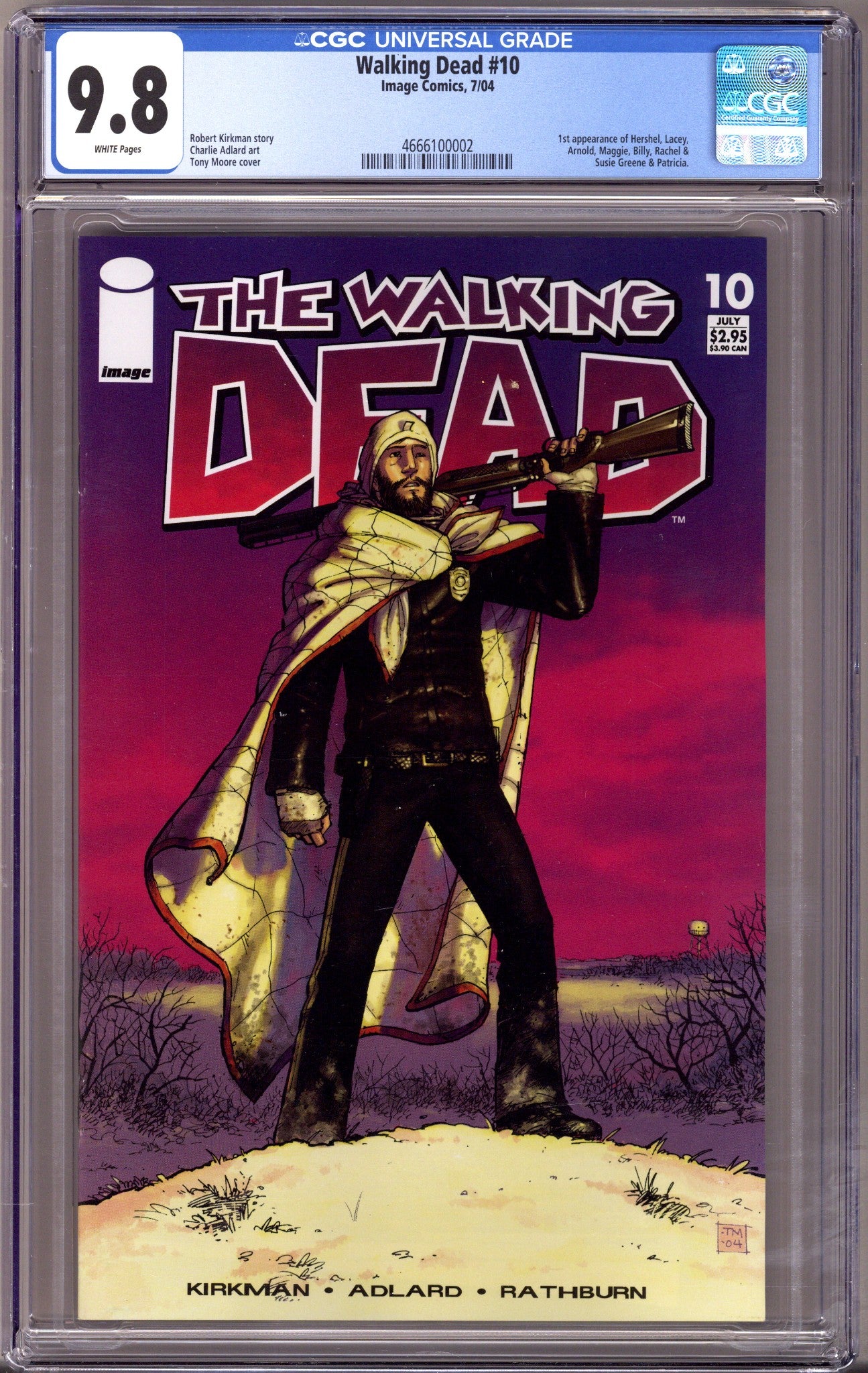 The Walking Dead 10 CGC 9.8 (NM/M) (2004) 