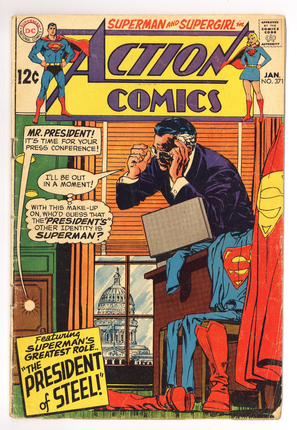 Action Comics Vol 1 371 GD/VG (3.0) (1969)