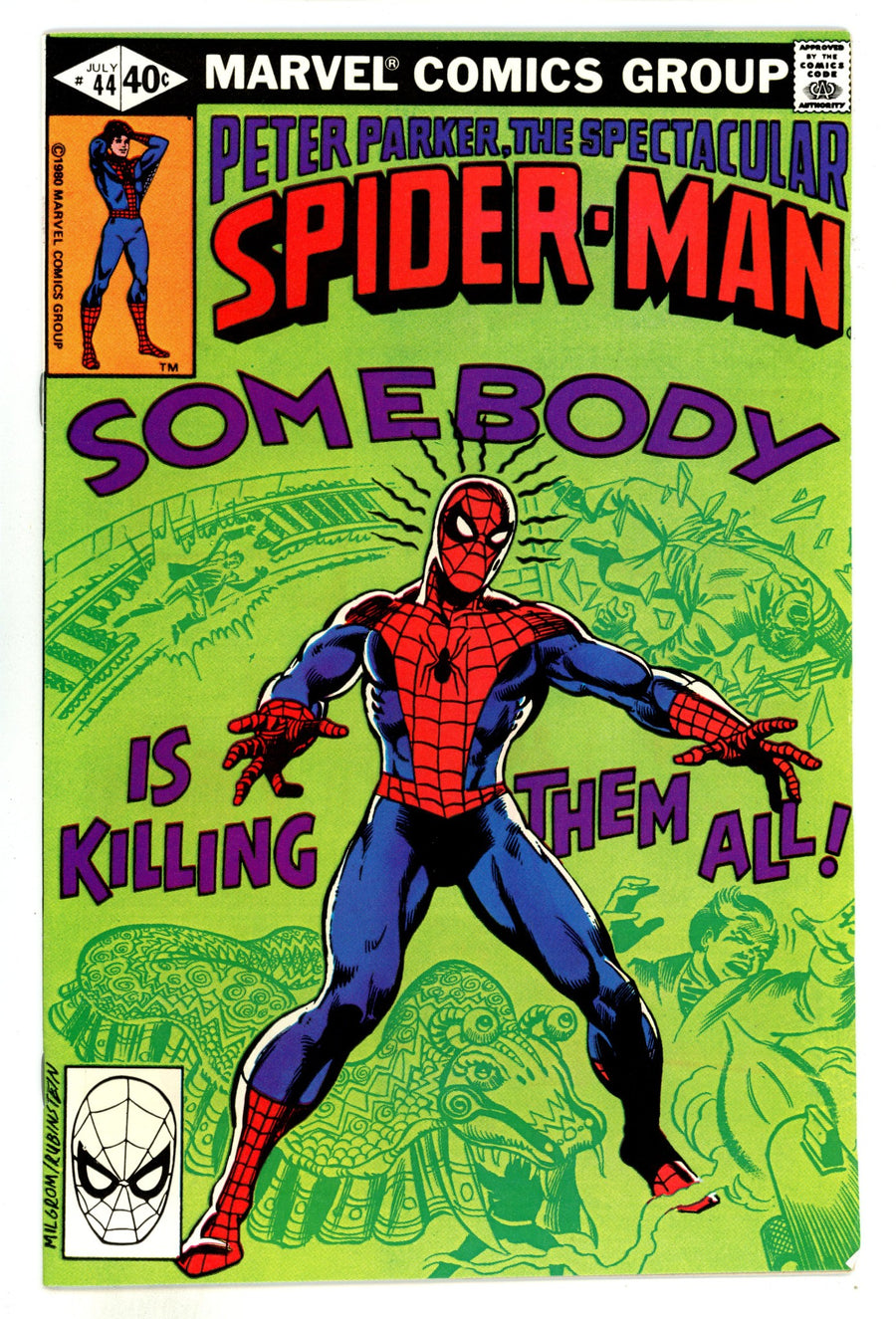 The Spectacular Spider-Man Vol 1 44  FN/VF (7.0)  (1980)  