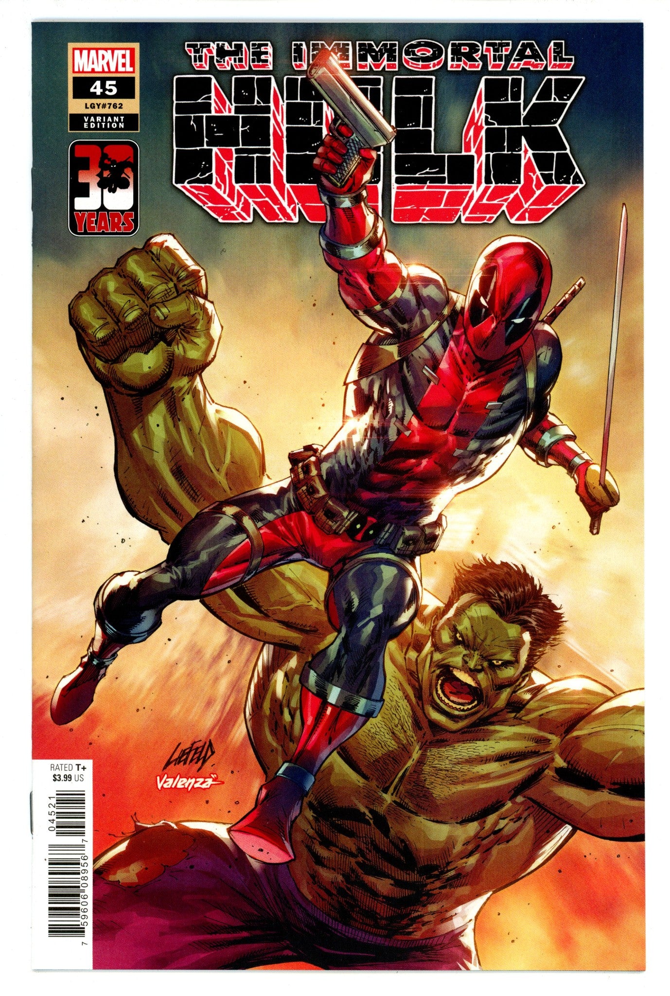 Immortal Hulk 45 High Grade (2021) Liefeld Variant 