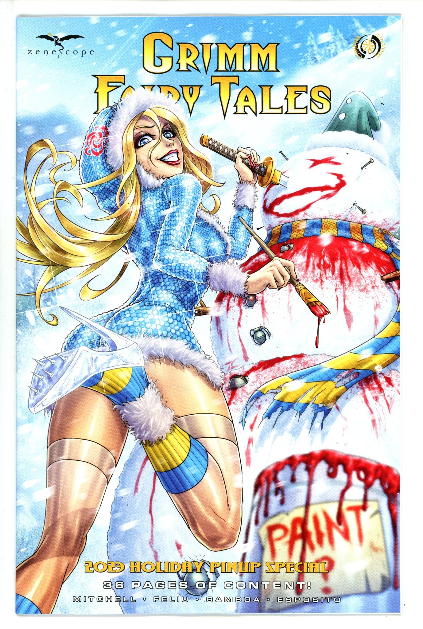 Grimm Fairy Tales 2023 Holiday Pinup Special 1 Cardygrade Variant (2023)