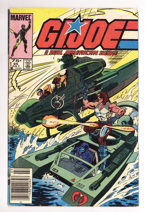 G.I. Joe, A Real American Hero 25 GD/VG (3.0) (1984) Canadian Price Variant