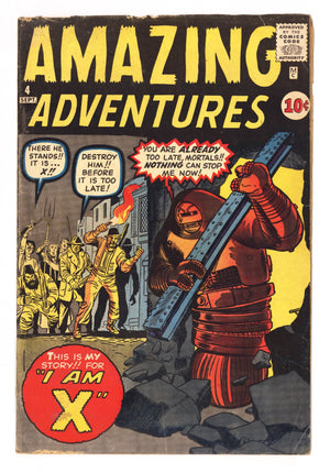 Amazing Adventures Vol 1 4 VG- (3.5) (1961)