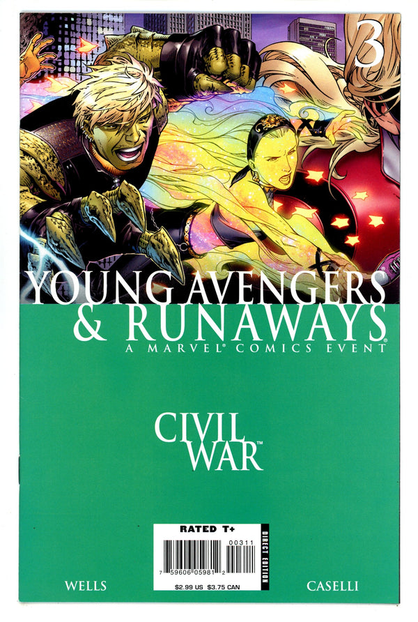 Civil War: Young Avengers & Runaways 3 High Grade (2006)