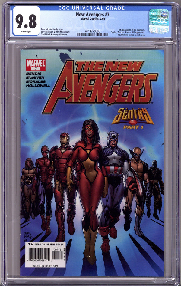 New Avengers Vol 1 7 CGC 9.8 (NM/M) (2005)